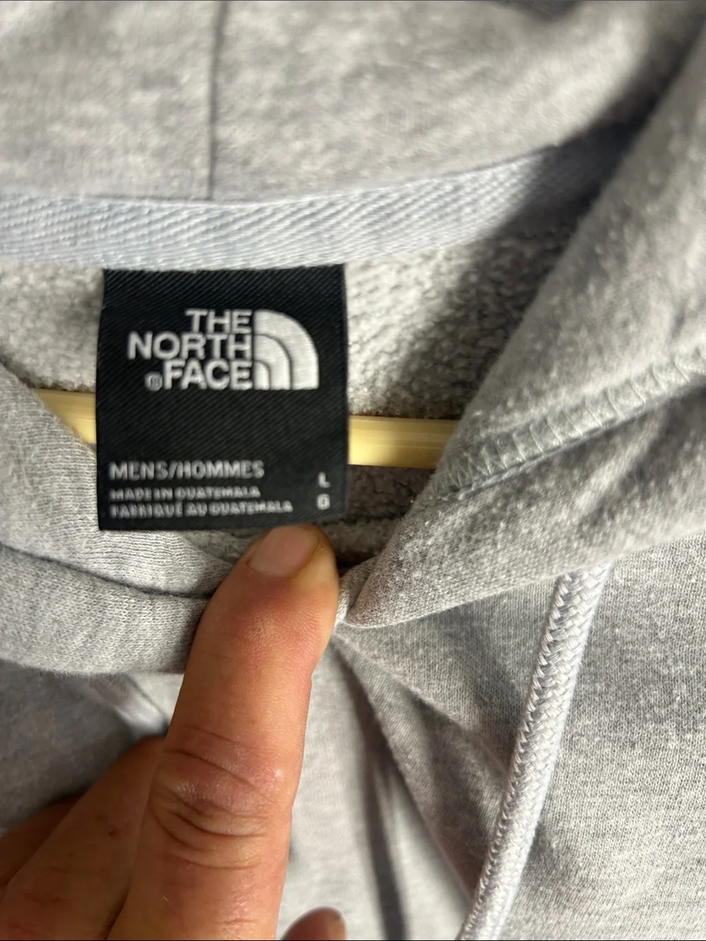 The North Face light gray
